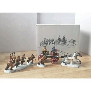 Dept 56 Heritage Village Collection "The Fire Bridgade Of London Town" 58406